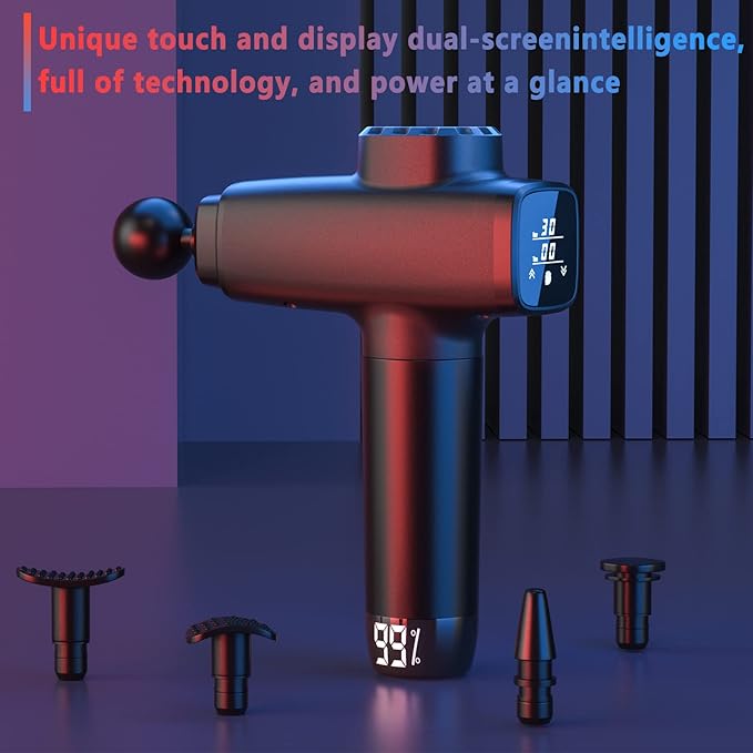 ORIbox Massage Gun Deep Tissue, Percussion Muscle Massager Handheld Massage Gun for Athletes, Great for Muscle Relieve, M03 Black