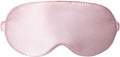 Mulberry Natural Silk Sleep Mask for Women & Men with Elastic Strap, Super Soft Sleeping Eye Mask, Size M, (Pink)