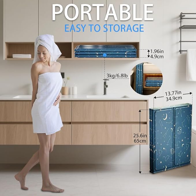 Simcat Portable Foldable Ice Bath Tub, Ice PlungeTub for Adults, Fast Muscle Recovery Suitable for Outdoor Gym, Ice Bath, Family Bathroom SPA Tub (31.5 in - Insulation)