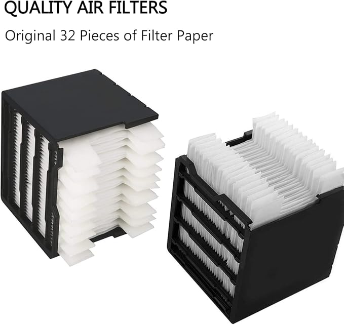 Air Cooler Filters Mini Replacement Cooling Filter for Air Personal Space Cooler Removable Filter for Portable Arctic Humidifier