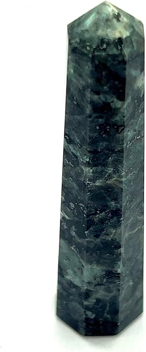 WholesaleGemShop 3 Inch Gemstones Obelisk Tower Jumbo Facet Aura Rock Crystal Natural Polished Earth Wand Spirit
