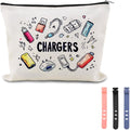 Travel Charger Organizer Bag for Cords and Cables Plug Charging Bag Earphone Storage Pouch Small Electronic Makeup Bags Wire Charge Holder Pouch with Zipper Usb Pouches for Travel Gifts for Women Mens