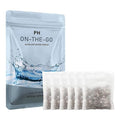 Alkaline Water Filter Pouch, 6 Pack, White, Portable, 416 Cup Capacity, Removes Toxins, Chlorine, Chemicals, Heavy Metals, pH 9+ - 20in1
