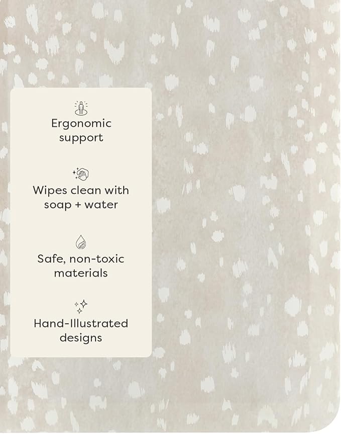 House of Noa Nama Standing Mat – Anti-Fatigue Cushioned Kitchen Mats for Floor | Ergonomic Bounce-Back Foam Kitchen Mats | Anti-Fatigue Mats for Kitchen & Standing | Fawn Shea | 22"x72"