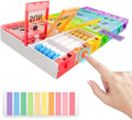 Push Button Weekly Pill Organizer 2 Times a Day, Medicine Pill Organizer with Labels, Pill Box Case 7 Day AM PM BPA-Free, Pill Container for Vitamins, Fish Oil, Supplements and Medication