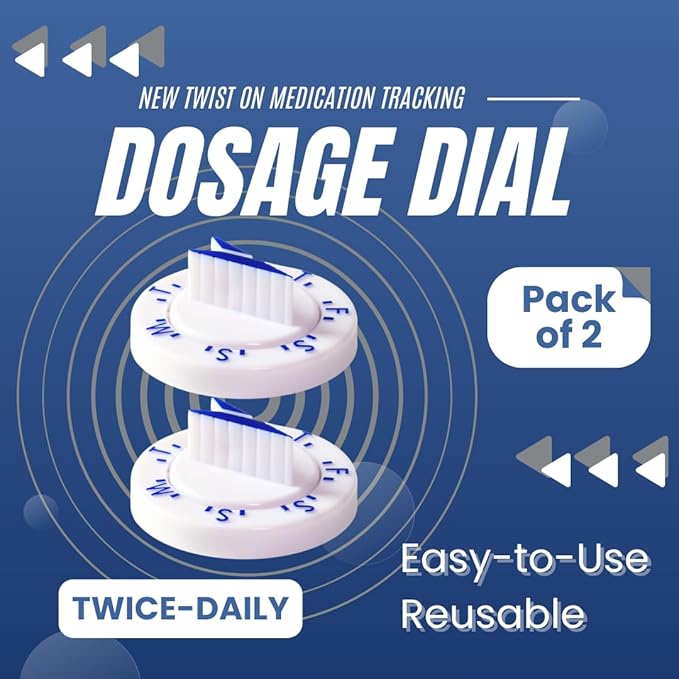 Twistwise™ Twice Daily Dosage Dial - 2-Pack