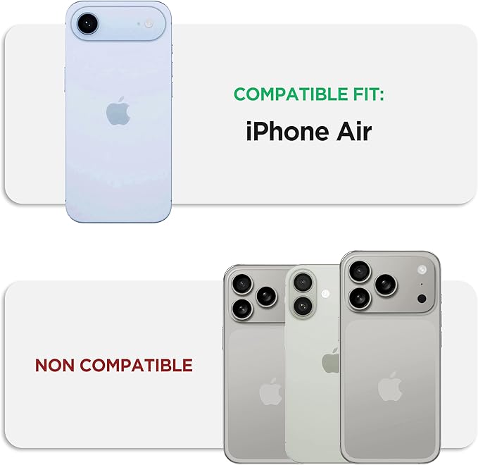 magglass for iPhone Air Matte Screen Protector, (6.5") Anti Glare Scratchproof Tempered Glass (Easy Applicator Included)