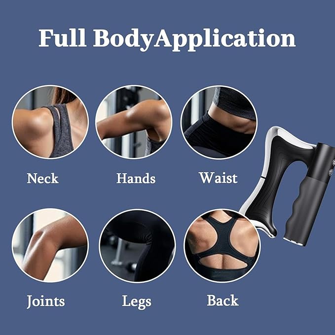 Sculptwave Full Body Contouring Device, Muscle Scraper Tool, Scraper Massager, Features Three Modes Levels, with Led Display, for Whole Body (Black)