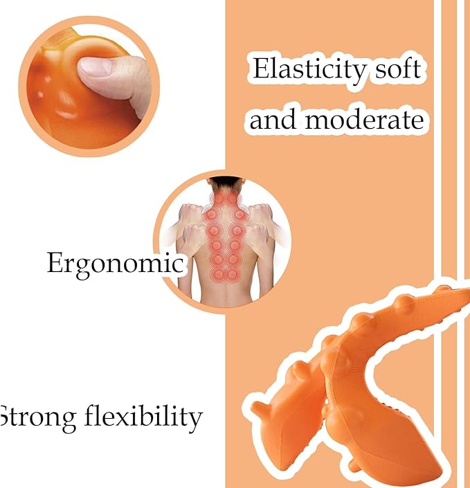 Trigger Point Massager for Neck & Upper Back Discomfort Acupressure Nodes Easy at-Home Use