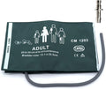 Universal NIBP Cuff with BP12 Connector for Adult, 25-35 cm Reusable Single Tube Nylon Replacement BP Cuff with Inner Airbag for Blood Pressure Monitor Machine