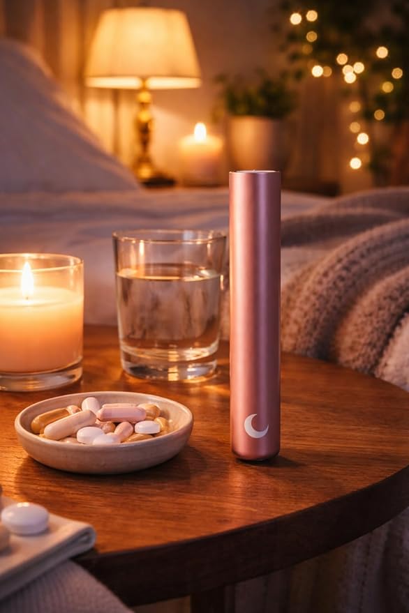 Brando Moon Small Metal Pill Container Tube – Durable Compact Pocket Pill Case 4.5” – Water-Resistant, Travel-Ready Design for Medications, Vitamins & Small Items – Lightweight Easy to Carry