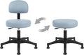 TAKE UR SEAT® Economical Multi-Purpose Medical Spa Chair Stool with Adjustable seat and Back Height. Advanced Fabric seat Cover is Easy to Clean. Glide (Table Height Grey)