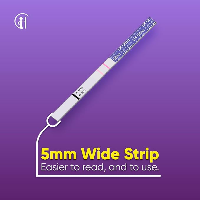Ultra Accurate LH Ovulation Test Strips – Predict Fertile Window with LH Level Tracking, Easy Home Use, 15 Tests