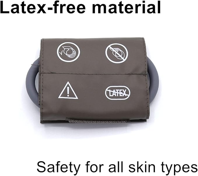 Universal NIBP Cuff for Child, 14-21.5 cm Single Tube Reusable PU Brown Replacement Blood Pressure Cuff, No Connector