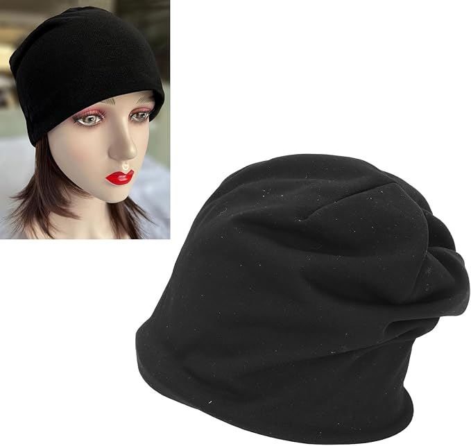 EMF Beanie Radiation Hat EMF Blocker Beanie EMF Shielding Beanie for Men and Women (Black)