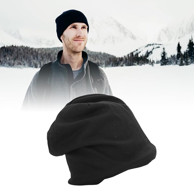 EMF Beanie Radiation Hat EMF Blocker Beanie EMF Shielding Beanie for Men and Women (Black)