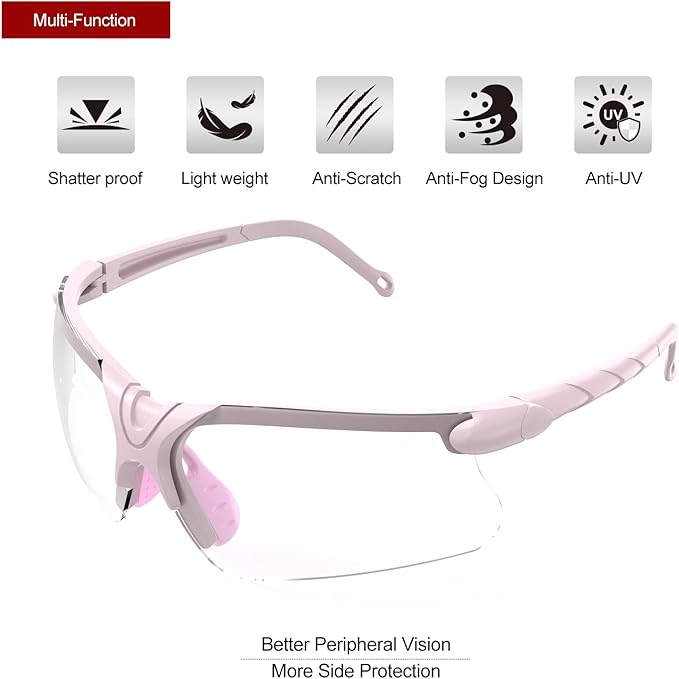 xaegistac Shooting Glasses with Case Anti Fog Hunting Safety Glasses for Adults