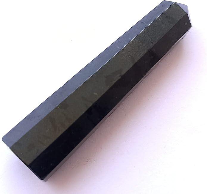 WholesaleGemShop 3 Inch Gemstones Obelisk Tower Jumbo Facet Aura Rock Crystal Natural Polished Earth Wand Spirit