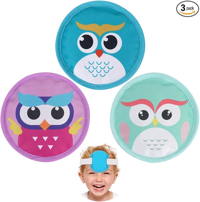 Hilph Kids Ice Pack for Boo Boos, 3 Durable & Washable Toddler Hot Cold Packs for Kids Injuries Reusable, Cute Gel Ice Pack for Children Pain Relief, Swelling, Bruise, Fever