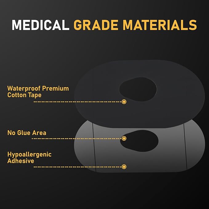 30Pcs Super Waterproof Dexcom G7 Adhesive Patches, Hypoallergenic & Sweaterproof CGM Sensor Patches, Glucose Monitor Patch Lasting for 10-15 Days, Sensor is Not Included (Black)