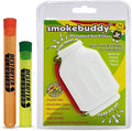 100% Authentic Smoke Buddy Bundled with Two Exclusive Destroyer Plastics Odor Proof Tubes One Large One Small (Smoke Buddy Junior, White)
