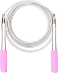 Jump Rope for Men & Women - Ultra-Fast, High Speed Jump Rope - Self-Locking Screw-Free Design with Aluminum Handles and Silicone Textured Grips - Precision Engineered for Maximum Performance - Skipping Rope for Workout Fitness, Cross Training & Home Ex...