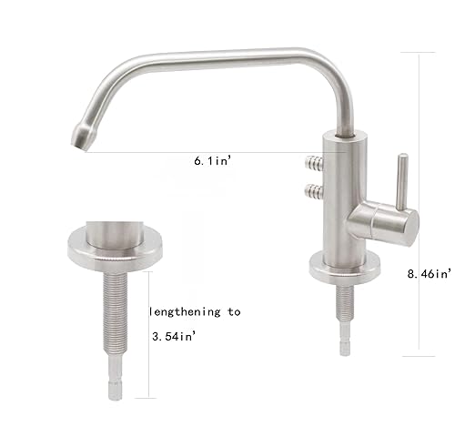 Alkaline Water Faucet Drinking Water Faucet Tap Ionizer Faucet Water Filter Purification pH Regenerate Faucet Water Alkaline Water Filter System for Kitchen Sink
