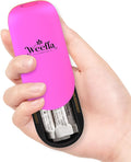 Empty Carry Case for Ammonia Inhalants Smelling Salts Ampules, Single Pill Organizer for Purse, Compact Travel Container for Supplements (1 PC Pink)