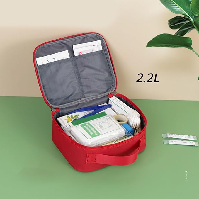 Large Capacity Pill Bottle Organizer Travel Storage Bag Medicine Bag for Medications Vitamin and Medical Supplies
