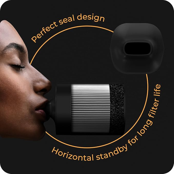 Personal Air Filter To Trap Smoke & Odor - Easy To Use & Long Lasting Replacement Smoke Filter up to 500+ uses I Eliminate Smell For Your Buddy and You with Smoke Catcher I Sploof Vaporizer