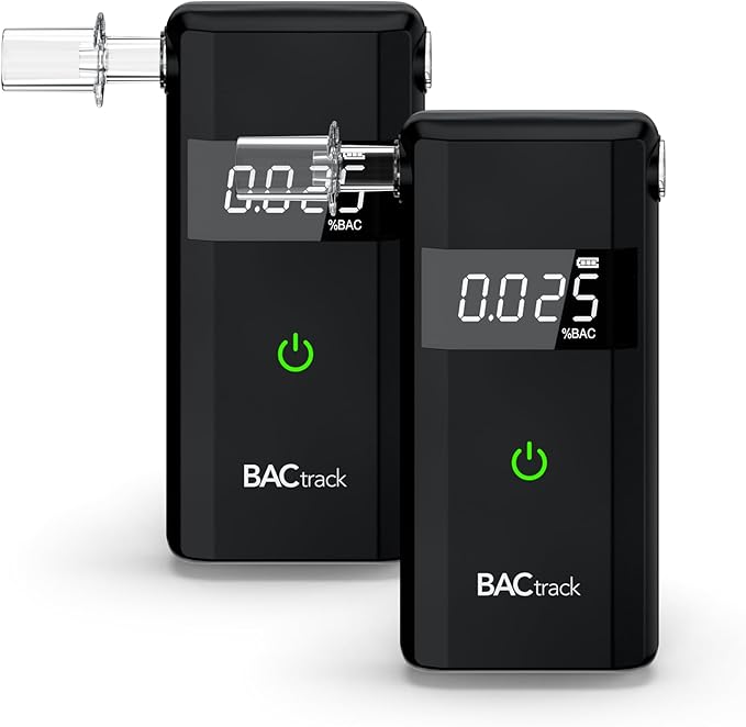 BACtrack Scout Breathalyzer (2 Pack) | Police-Grade Accuracy | DOT & NHTSA Compliant | Portable BAC Alcohol Tester for Personal & Professional Use