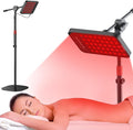Comfytemp 55W Red Light Therapy for Face & Body, 143mW/cm² at 6 in Powerful Near Infrared Light Therapy Lamp, 660nm & 850nm LED Light Panel with Adjustable Stand Home Use, Gifts for Women Men Mom Dad