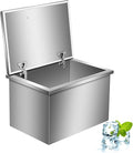 Commercial Stainless Steel Drop-in Ice Bin Chest – Insulated Bar Ice Well for Beverage Service
