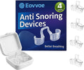 Anti Snoring Devices, Snoring Solution with Adjustable Snore Stopper, 3-Gear Fit, Improves Airflow, Reusable – 4 Pack