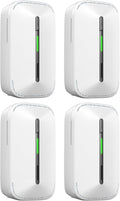 SITERWELL Plug in Carbon Monoxide Detector 10 Year Battery, CO Alarm Detector with Electrochemical Sensor and Sound Warning, AC Powered Portable Carbon Monoxide Detector for Home Office Travel,4-Pack
