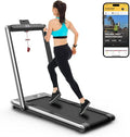 Walking Pad Treadmill - Treadmills for Home & Office - Portable Treadmill with Remote Control, LED Display, 265 LB Capacity, Space-Saving Compact Treadmill for Walking, Jogging, and Running