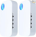 2026 New Upgraded Plug In Ionic Air Purifier with 4 Negative Ion Outlet, Small Air Ionizers for Home,Quiet Operation Air Freshener Mobile Air Cleaner for Bedroom,Living Room,Bathroom(2)