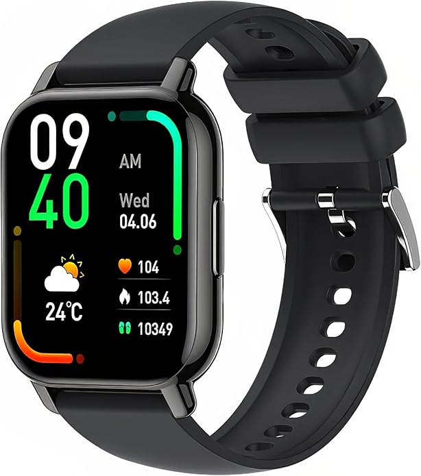 Harikiri 22mm Silicone Bands Compatible with Popglory/Fitpolo/FITVII/Gydom/Woneligo/ENOMIR/TOOBUR/Veryfit/Poounur/RUIMEN,Quick Release Watch Strap for Men Women