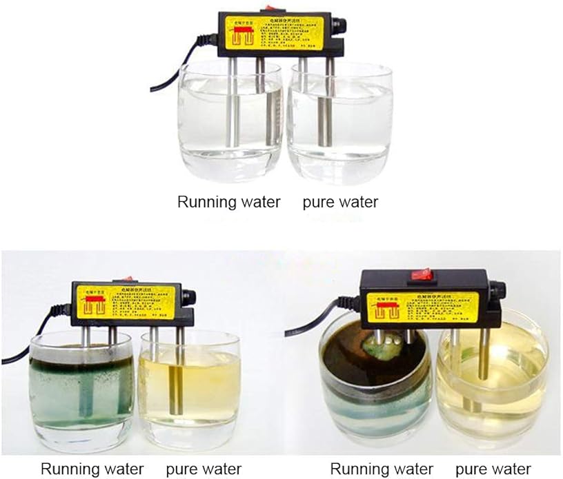 Water Quality Tester Electrolyzer Water Quality Tester Electrolysis Iron Bars TDS Tester Electrolyzer Quick Water Quality Testing Ideal Water Test Meter for All Kinds Water