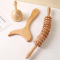AKPC+ Wood Therapy Massage Set, 3 in-1 Professional Maderoterapia Kit, Lymphatic Drainage Massager, Body Sculpting, Anti-Cellulite.