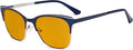 Eyekepper Blue Light Glasses - Square Digital Eyeglasses for Women Blocking Computer Screen UV Rays