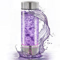 H3O Hydrogen Water Bottle - Hydrogen-Infused Water Machine with Built-in Purple Protective Light - Portable Water Ionizer for Hydration, Energy, Sleep Quality - 3000PPB Hydrogen Ions per Cycle