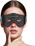 Red Light Eye Mask, 5 Modes Adjustable LED Red Light Therapy for Eyes, Under Eye Red Light Therapy Device for Relieve Eye Bags, Dark Circles and Puffiness, Smoothing Fine Lines