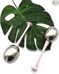 Floraison Unbreakable Stainless Steel Magic Cooling Beauty Facial Sticks for Face, Neck & Body Cryo Sticks & Cold Roller for face Puffiness & Wrinkles, Wine-Chilling Wands (Pink)