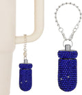 Pill Holder for Tumbler with Handle Bling Stanley Cup Accessories Pill Organizer for Stanley & YETI & Simple Modern & BrüMate (Dark Blue)