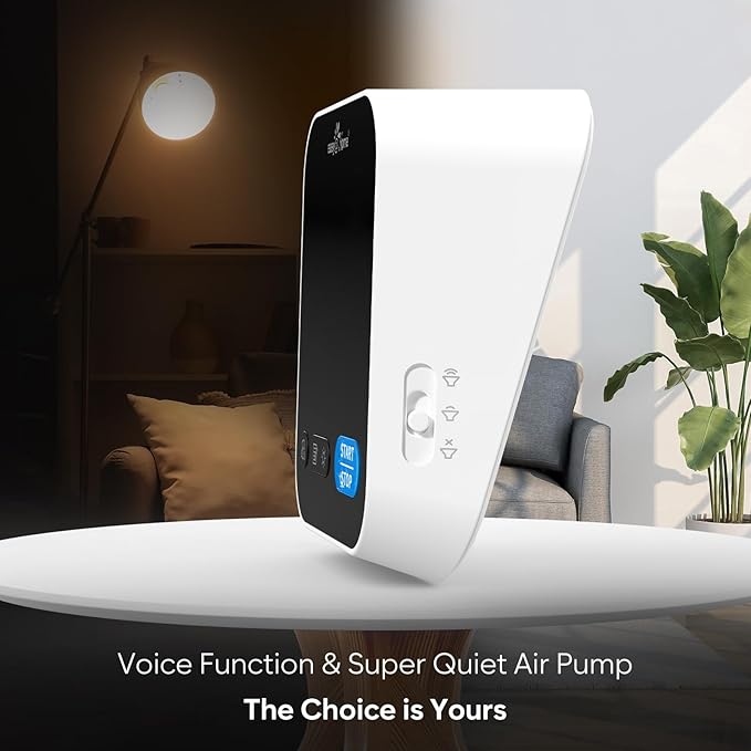 Blood Pressure Monitor for Home Use – Easy@Home Smart BP Machine with Free MyHeartPal App, Automatic Blood Pressure XL Cuff, LED Screen & Voice Function, Supports Apple & Android Devices | EBP-703T