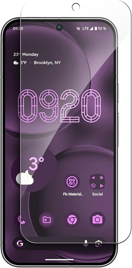 magglass for Google Pixel 9 Pro XL Screen Protector, (Fingerprint Compatible) with Easy Install Applicator, Full Coverage HD Tempered Glass & Camera Lens Protector (6.8")