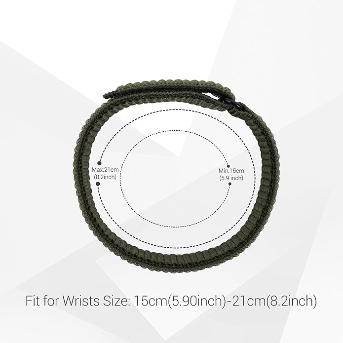 Nylon Loop Replacement Strap Compatible with Hume Health Band, Soft Breathable Adjustable Sport Wristband for Fitness Tracker, Women & Men
