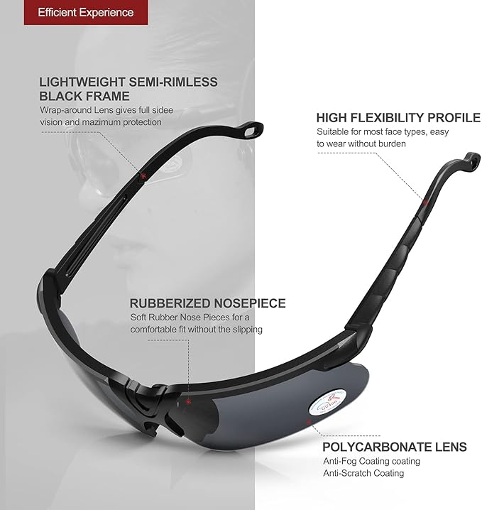 xaegistac Shooting Glasses with Case Anti Fog Hunting Safety Glasses for Adults