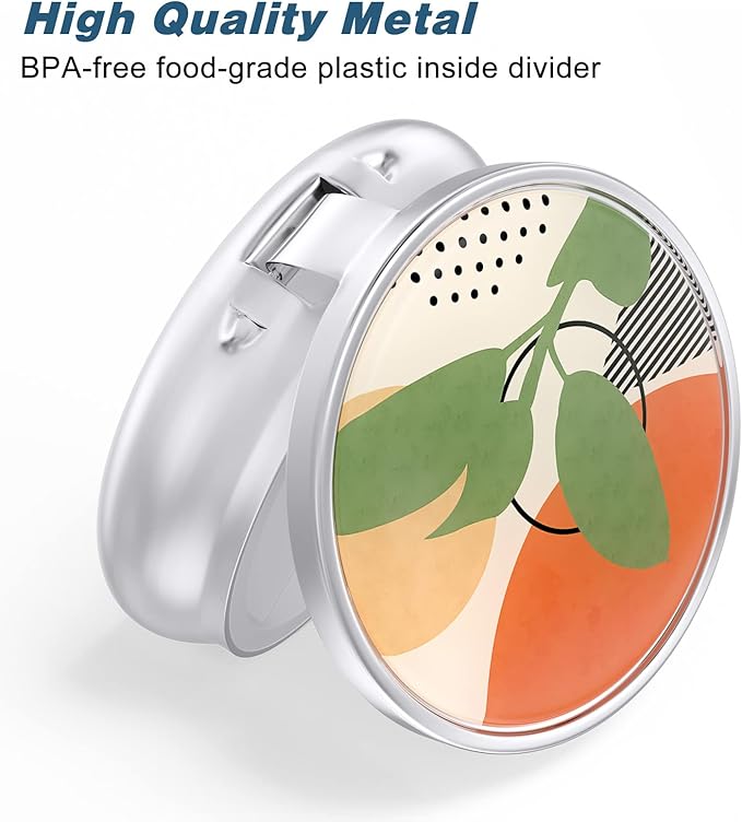 Pill Case, Cute Travel Pill Box for Purse, Moisture Proof Small Medicine Holder, Portable Pocket Medicine Organizer Dispenser to Hold Vitamins, Cod Liver Oil, Supplements, Tropical Plants